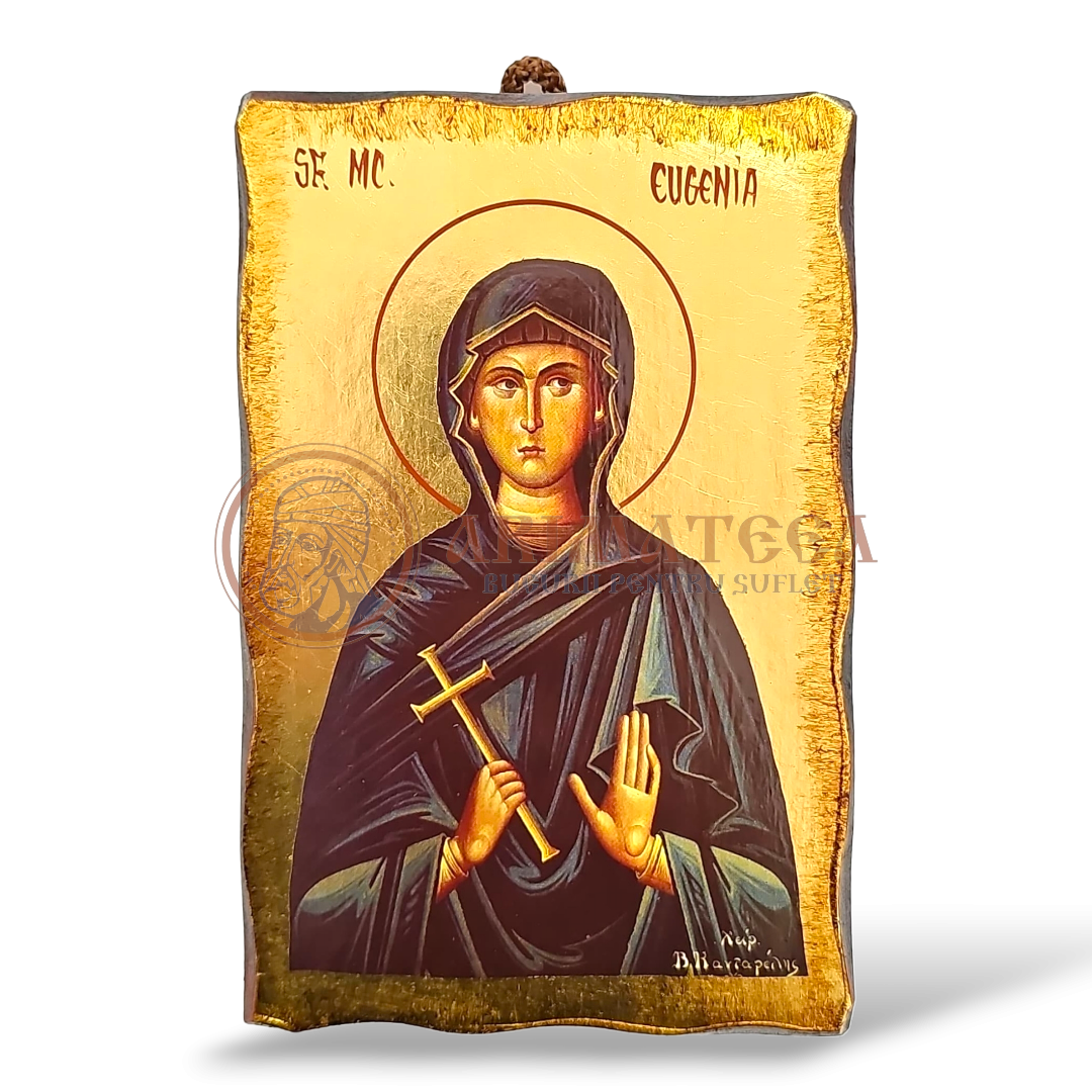 Icoană 15x10 - Sf. Mc. Eugenia