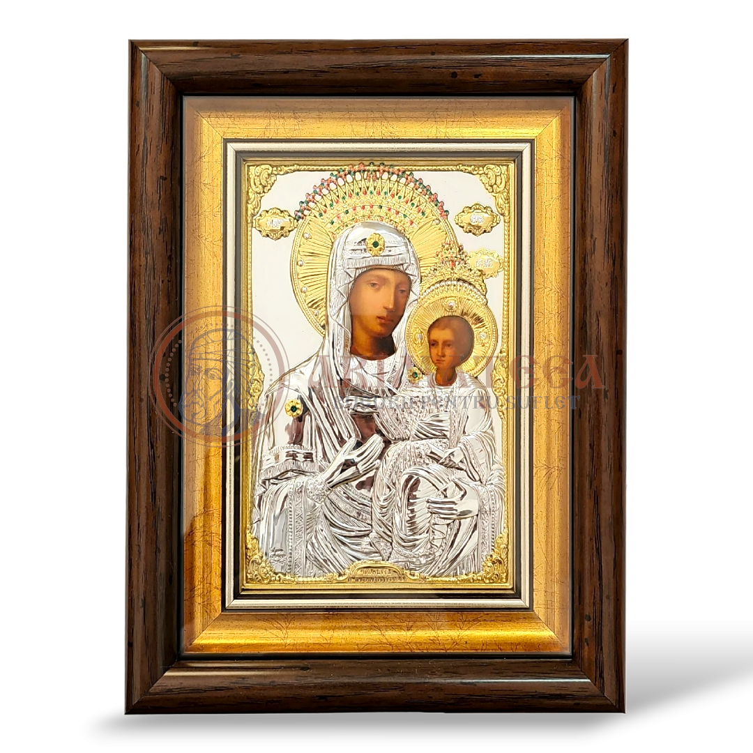 Icoană Argintată 18x24cm - Maica Domnului Prodromița (M0419XD-KP)