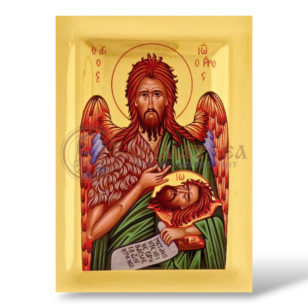 Icoană Aurită 16x20 - Sf. Ioan Botezătorul MG1