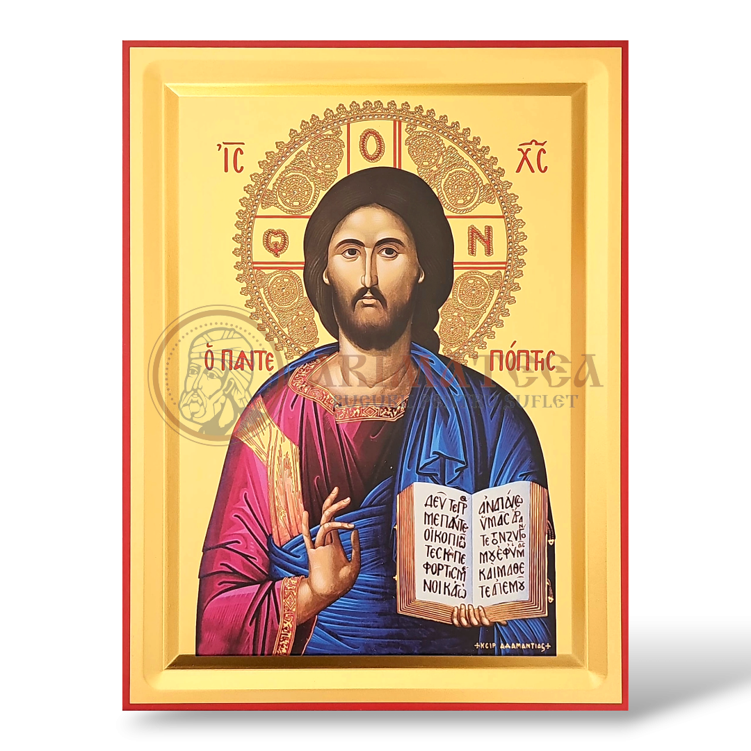 Icoană serigrafiată 909 - Iisus Pantocrator