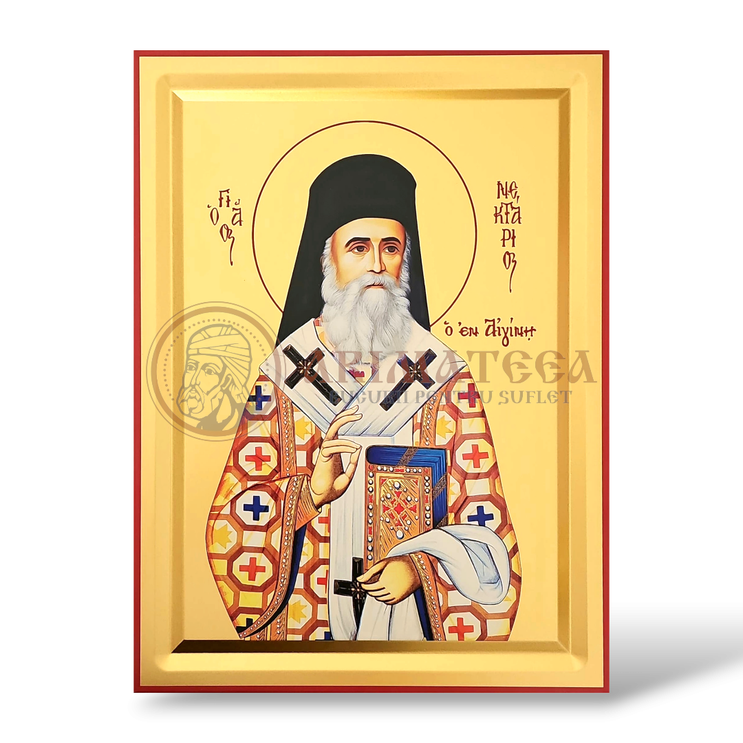 Icoană serigrafiată 909 - Sf. Ierarh Nectarie
