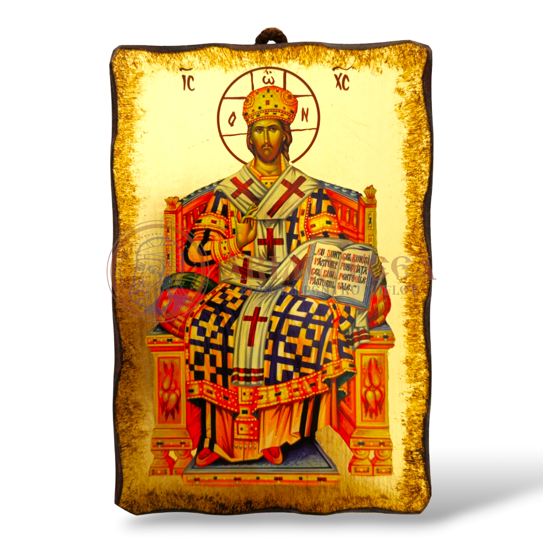 Icoană 15x10 - Iisus Hristos Arhiereu