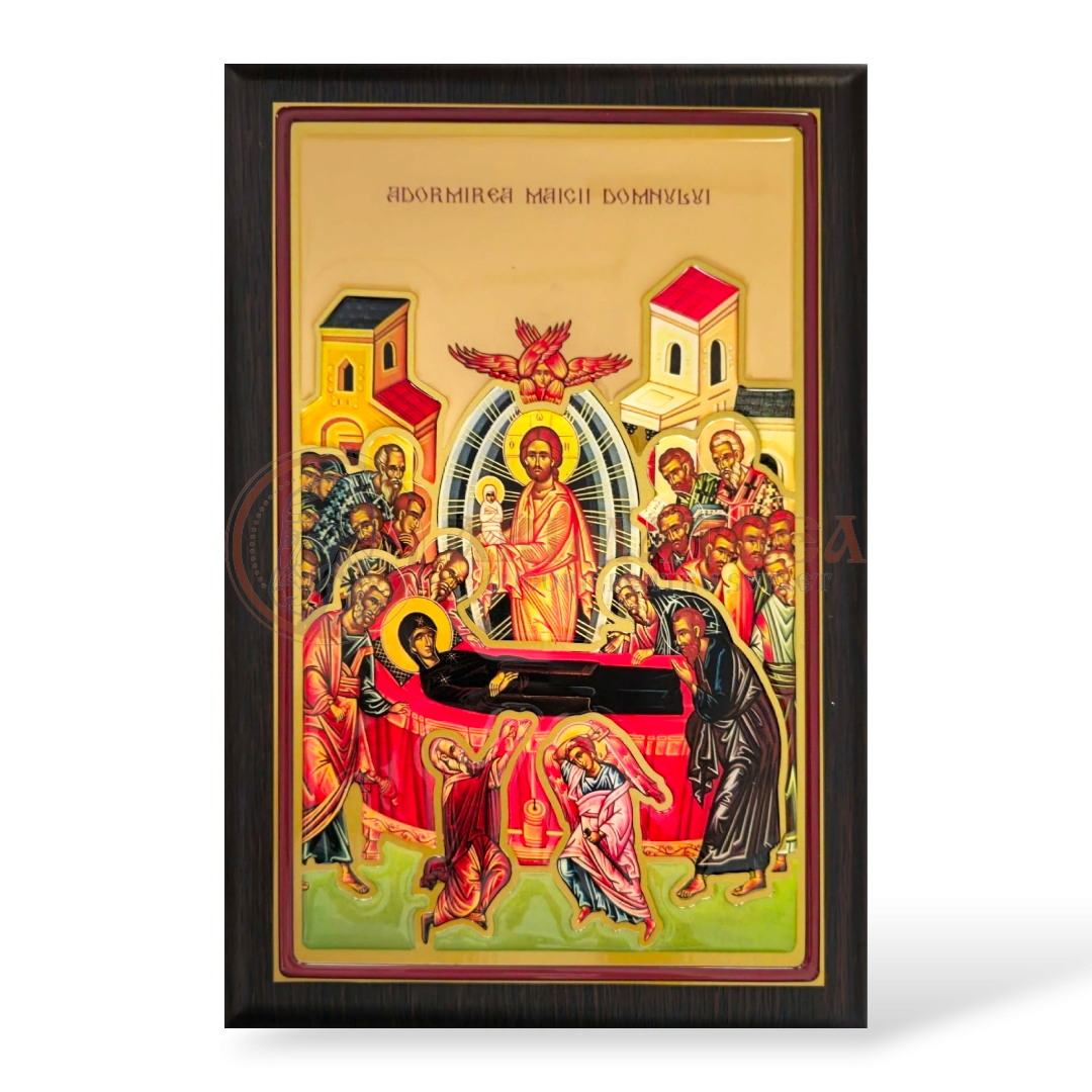Icoană din Rășină - Adormirea Maicii Domnului (29x20,5)