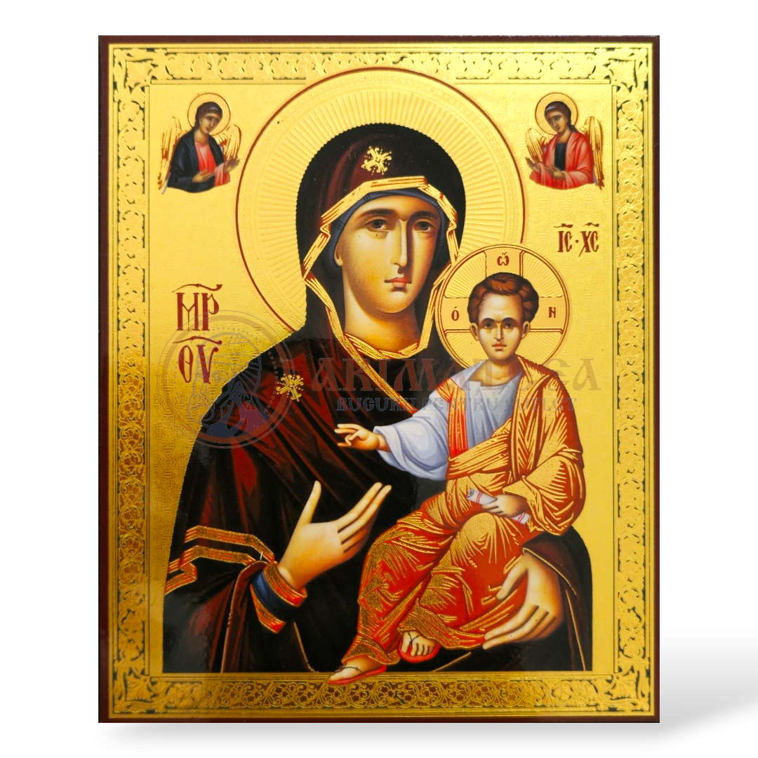 Icoană MDF 11x13 cm - Maica Domnului VI