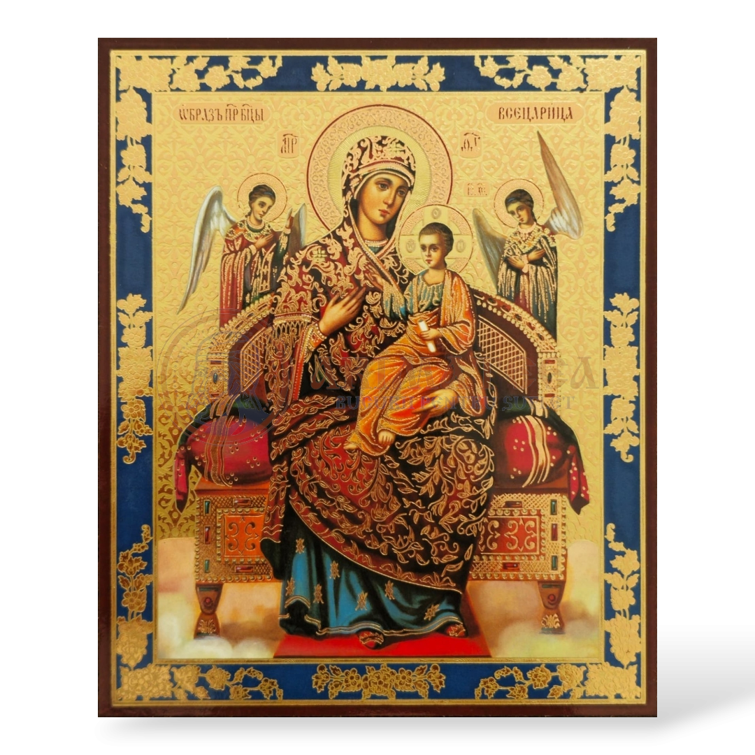 Icoană MDF 11x13 cm - Maica Domnului Pantanasa