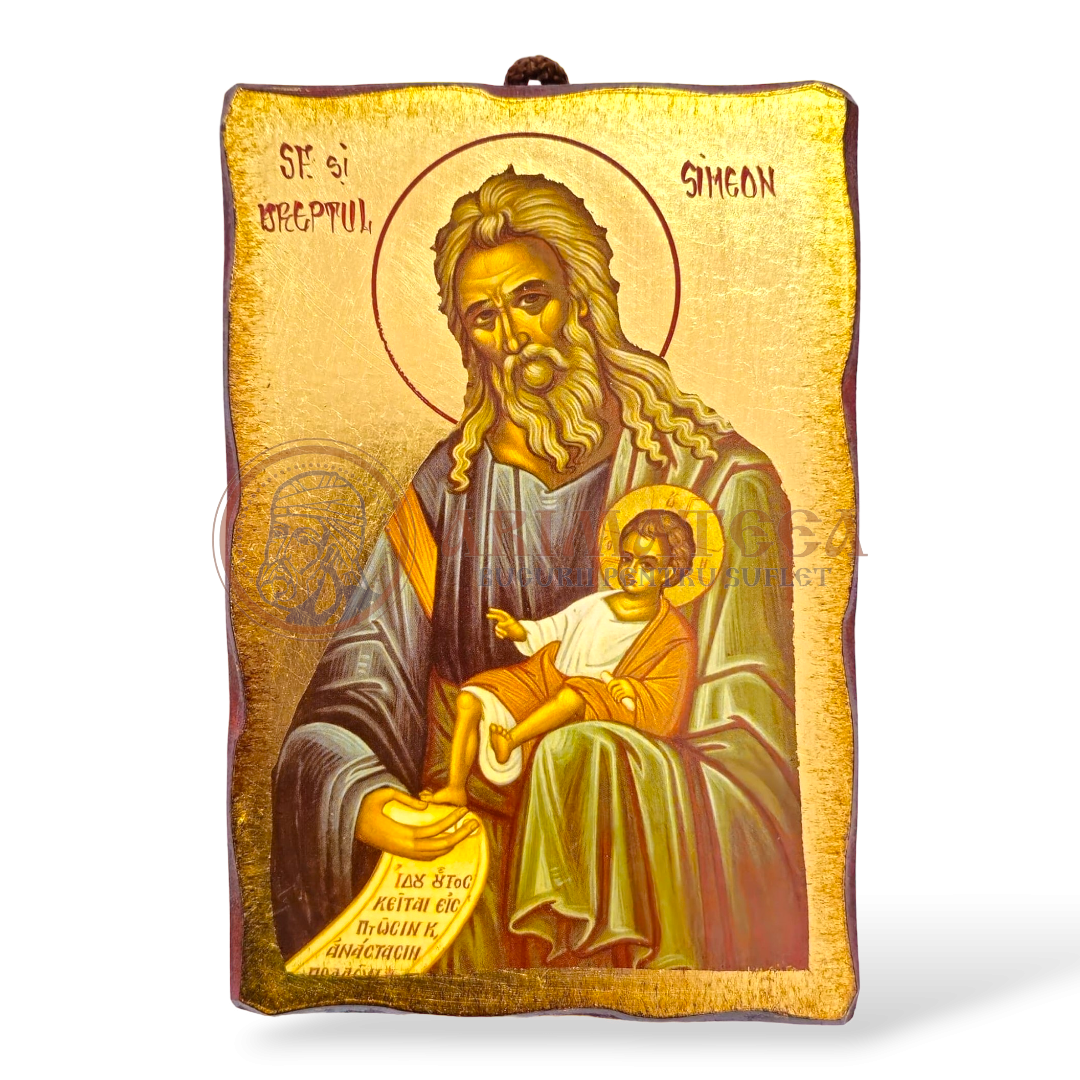 Icoană 15x10 - Sfântul și Dreptul Simeon