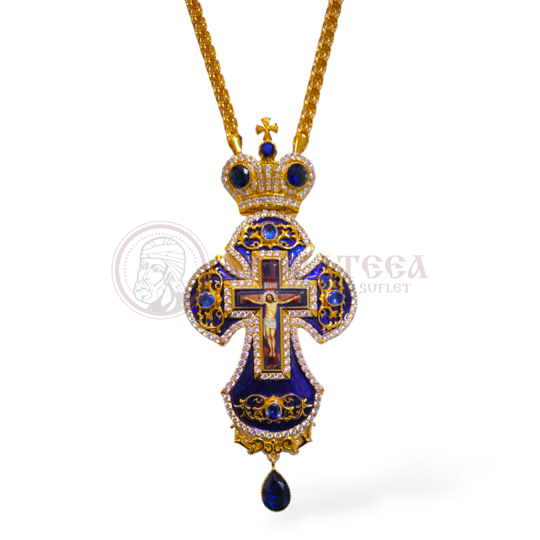 Cruce Pectorală Albastră