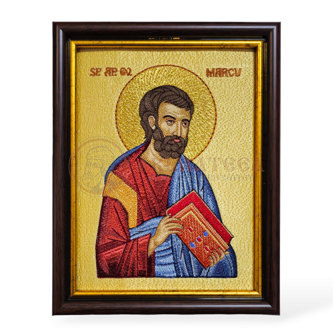 Icoană Brodată - Sf. Ap. Ev. Matei