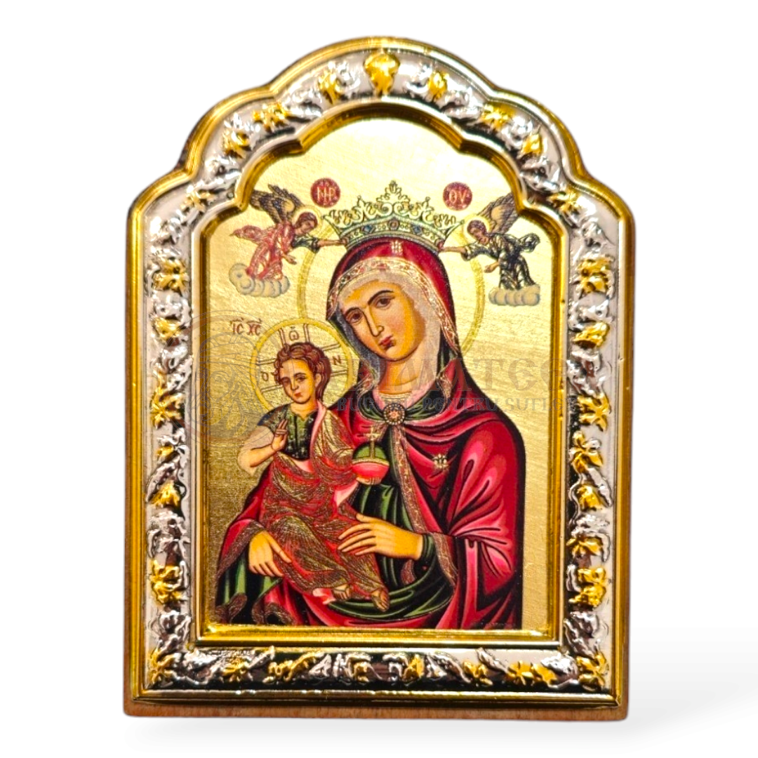 Icoană lemn ovală 300, 8x10 - Maica Domnului II (41470)