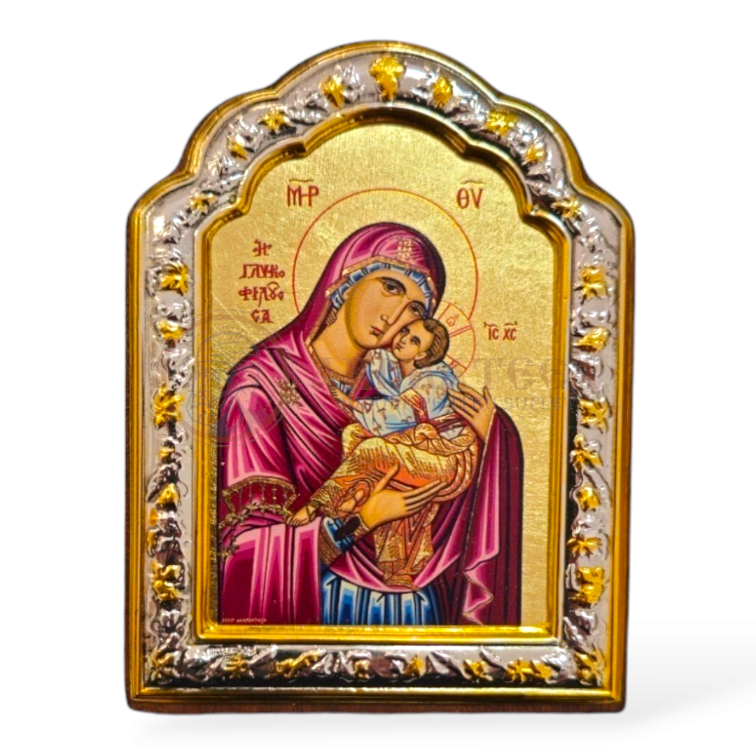 Icoană lemn ovală 300, 8x10 - Maica Domnului III (41470)