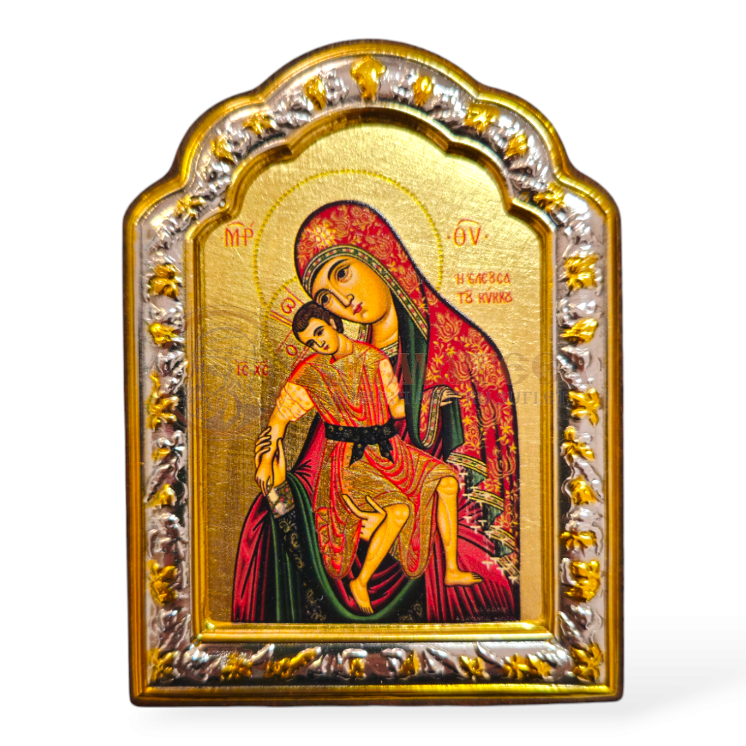 Icoană lemn ovală 300, 8x10 - Maica Domnului V (41470)