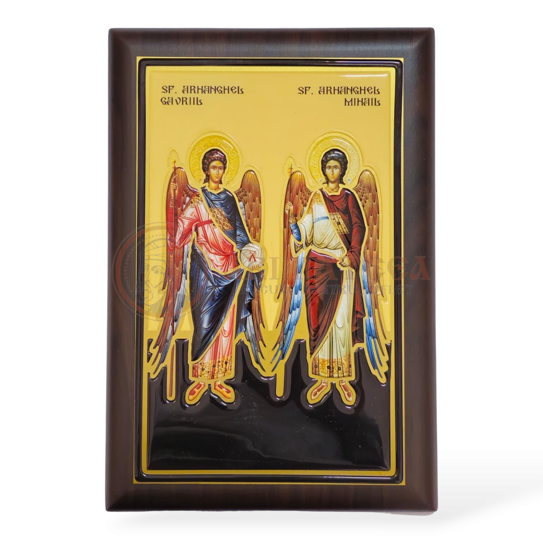 Icoană din Rășină - Sf. Arh. Mihail și Gavriil (29x20,5)