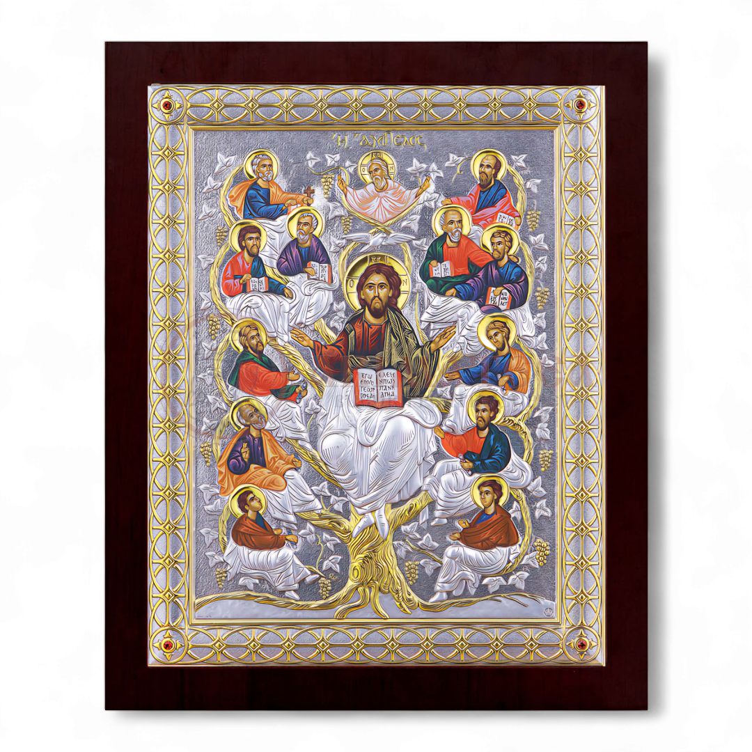 Icoană argintată - Iisus Hristos (Arborele Genealogic) - 47748