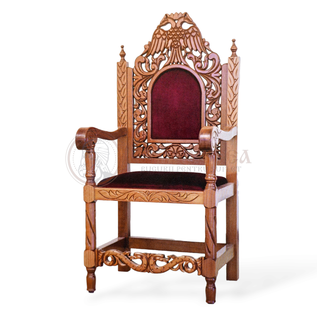 Scaun Arhieresc - Lemn Sculptat 362 (49445)