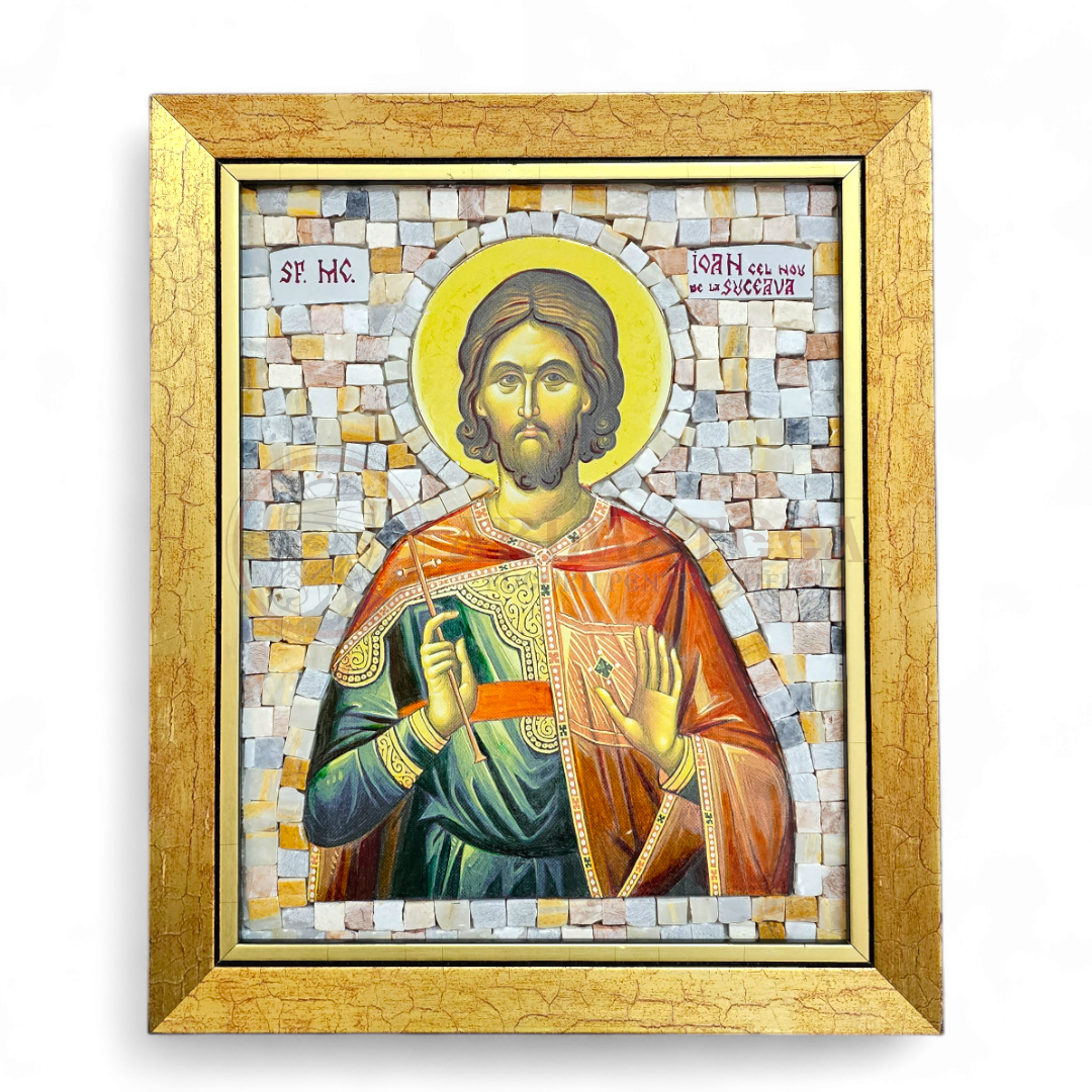 Icoană Sf. M. Mc. Ioan cel Nou de la Suceava - Mozaic (52124)