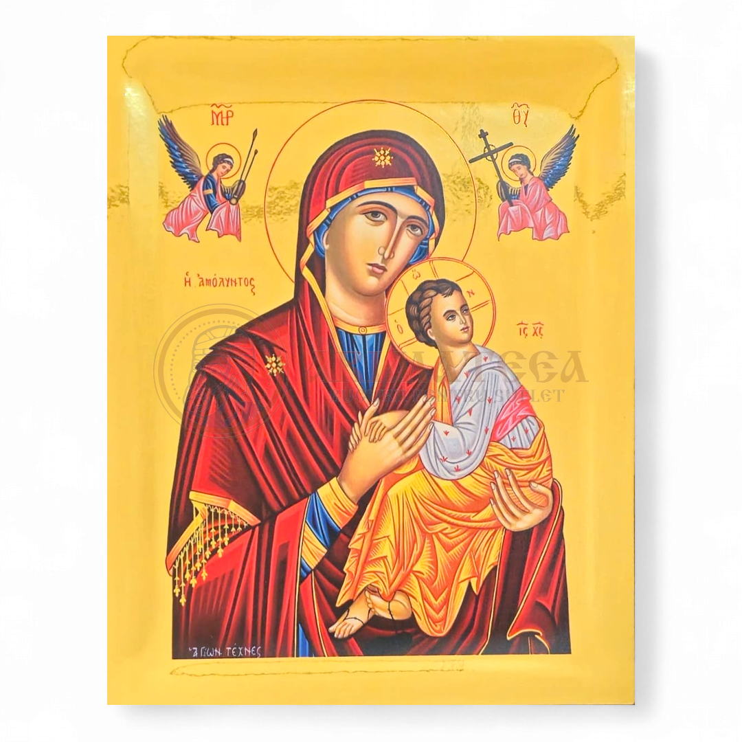 Icoană Aurită 29x23 - Maica Domnului I - 953