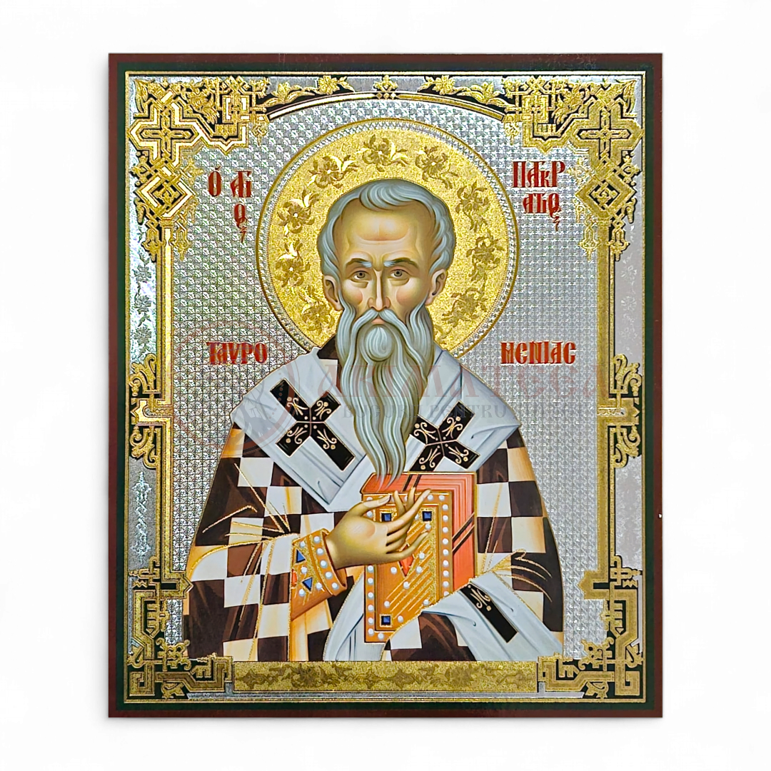 Icoană MDF 18x24 cm - Sf. Sfințit Mc. Pangratie