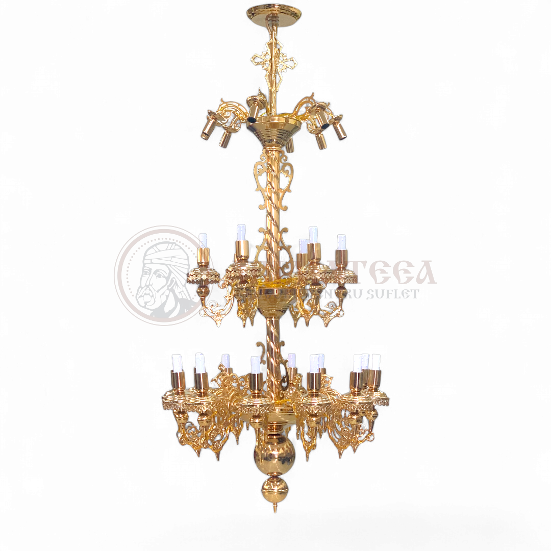 Policandru Aurit 28 de lumini 115-1169B