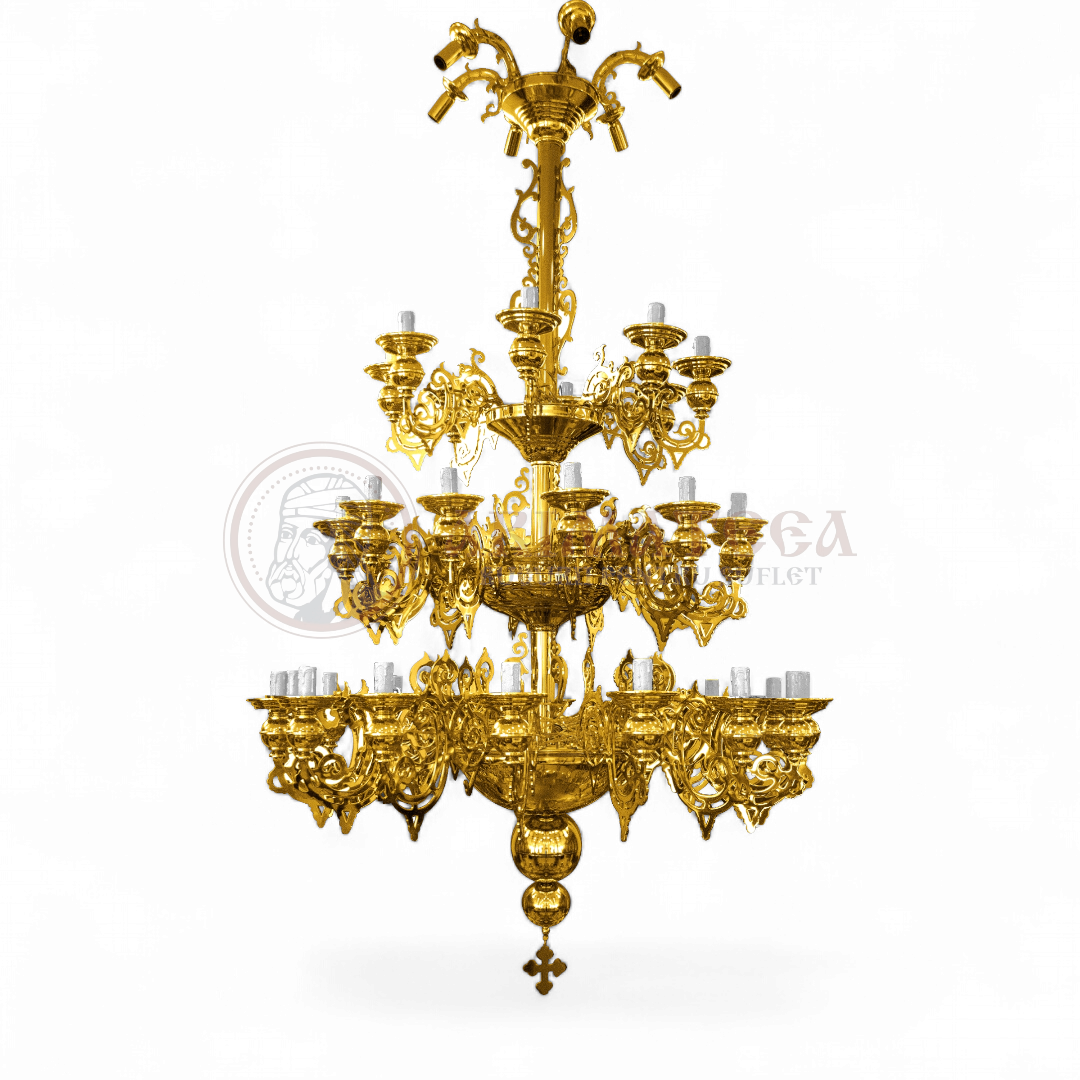 Policandru Aurit 44 de lumini 116-1166
