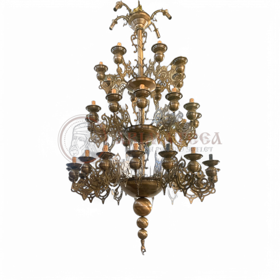 Policandru Aurit 44 de lumini 117-1159C