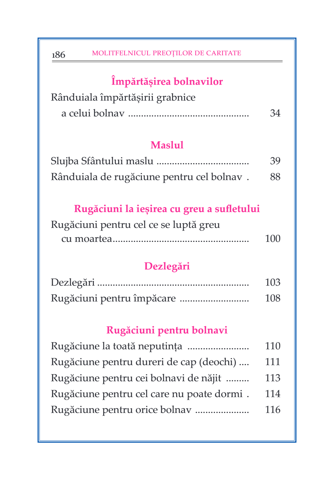 Molitfelnicul preoților de caritate
