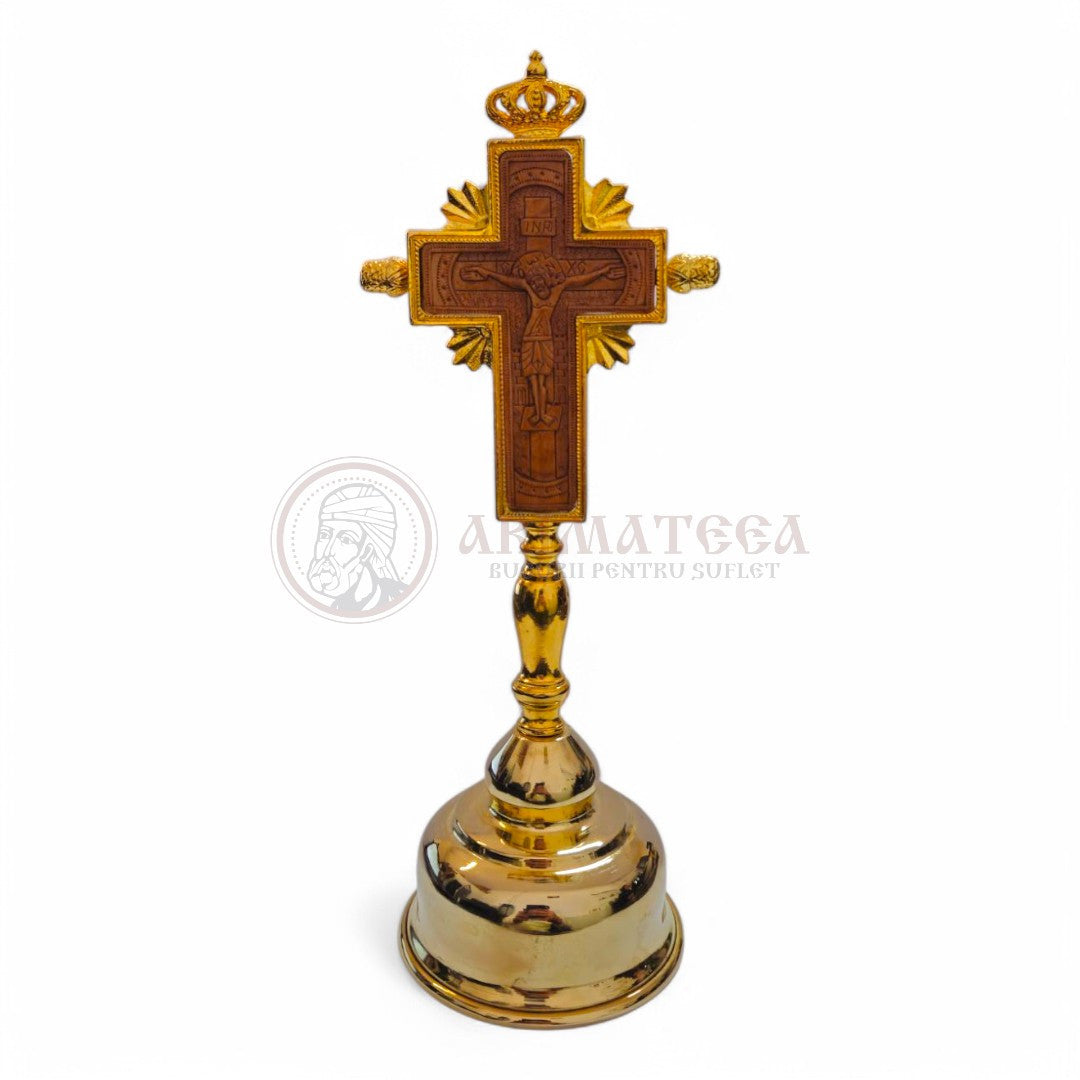 Cruce cu Postament din lemn Sculptat (36759)
