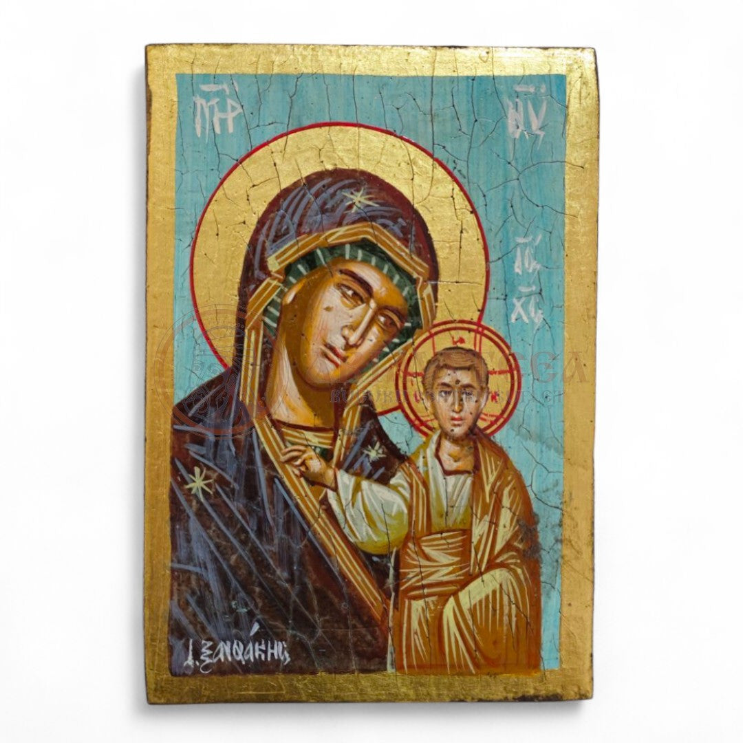 Icoană Pictată și Aurită 035 - Maica Domnului I