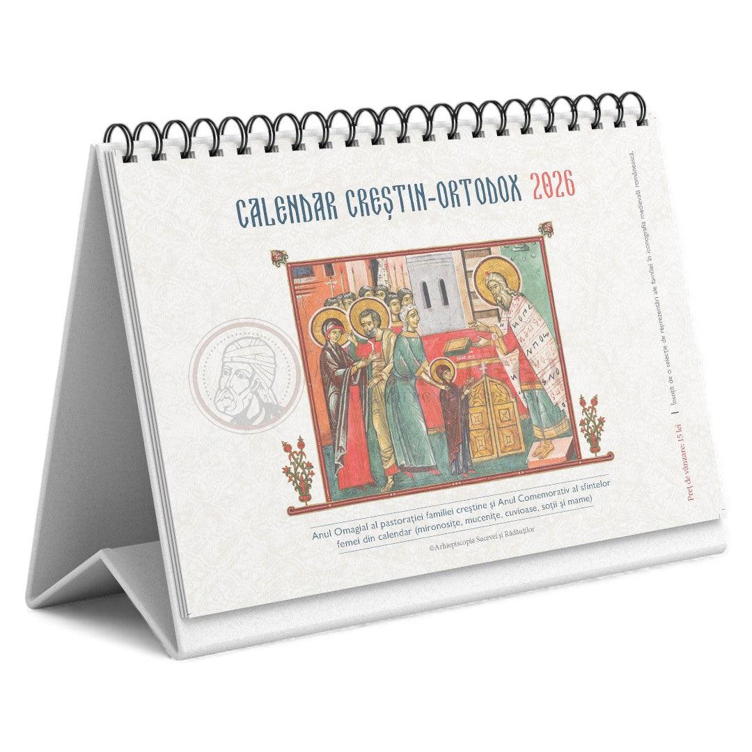 Calendar Creștin Ortodox de Birou 2026