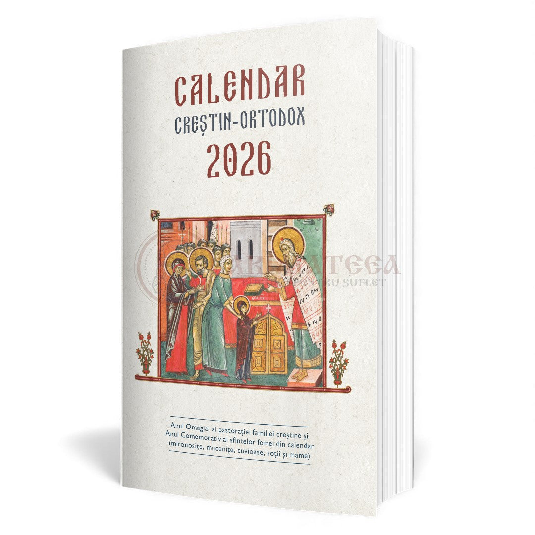 Calendar Creștin Ortodox Tip Agendă 2026