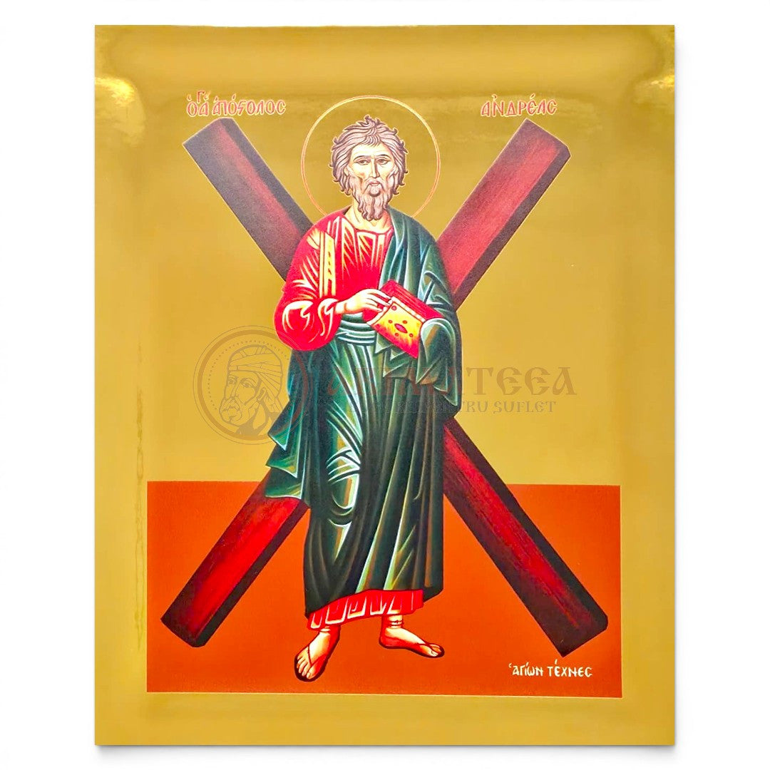 Icoană Aurită 29x23 - Sf. Ap. Andrei - 953