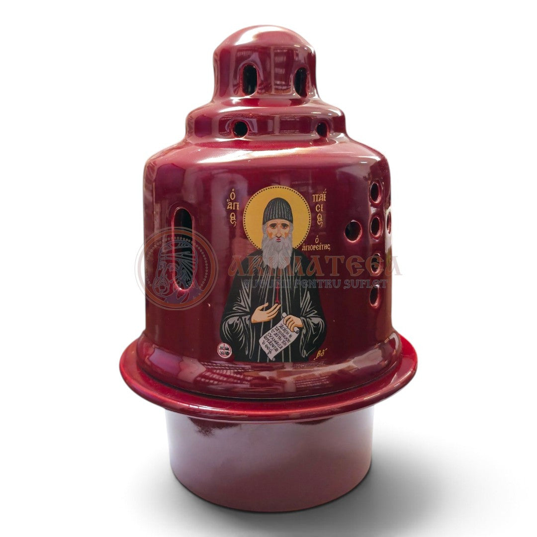 Candelă Ceramică - 8202 (BORDO) - Sf. Paisie Aghioritul