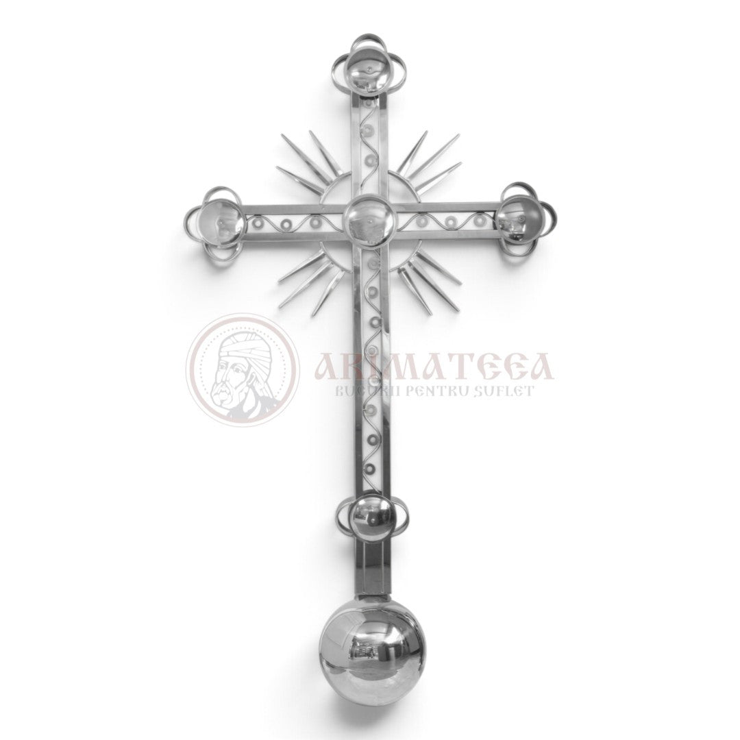 Cruce Argintie pentru Turlă  - 1.5 m