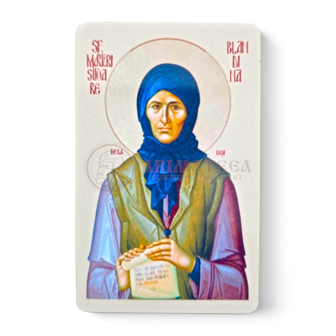Icoană Magnet - Sf. Mărturisitoare Blandiana de la Iași (9845)